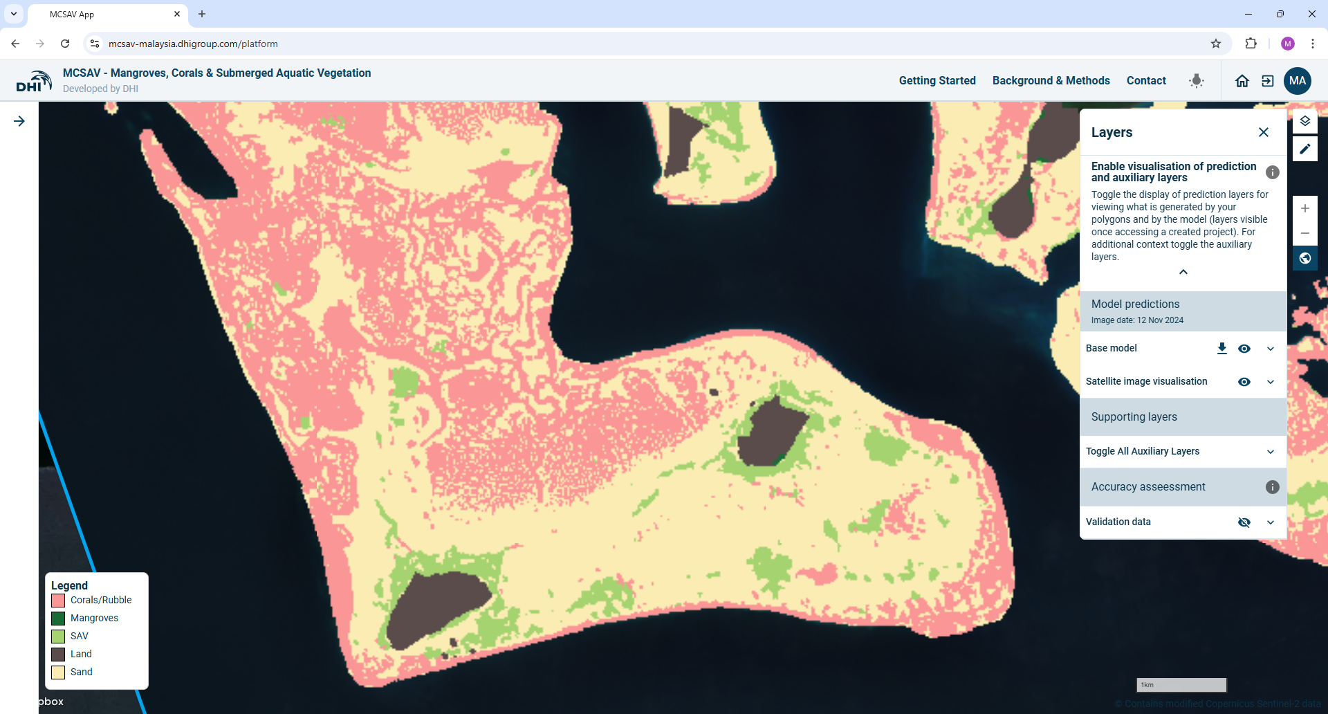 SYMPHONY MCS cumulative impact map